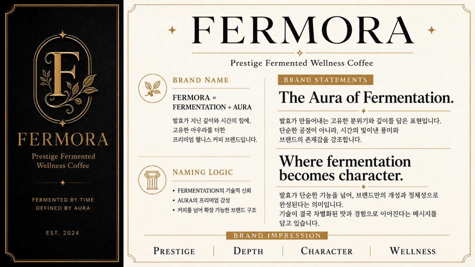 FERMORA 프리미엄 브랜드 제안 자료